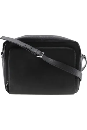 Prada Pre-owned, Kobieta, Czarny, ONE SIZE, Skóra, Pre-owned skórzane torby na ramię