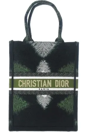 Dior Pre-owned, Kobieta, Zielony, ONE SIZE, Pre-owned Canvas totes
