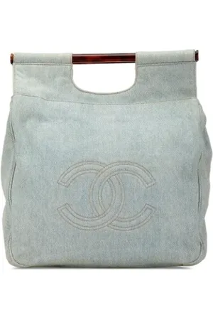 CHANEL Pre-owned, Kobieta, Niebieski, ONE SIZE, Denim, Pre-owned Denim totes