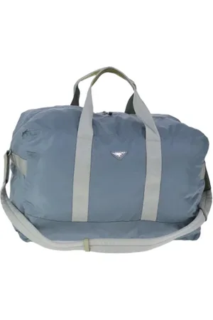 Prada Pre-owned, Kobieta, Niebieski, ONE SIZE, Nylon, Pre-owned Nylon travel-bags