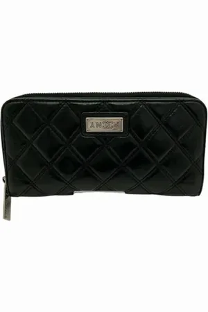 CHANEL Pre-owned, Kobieta, Czarny, ONE SIZE, Skóra, Pre-owned skórzane portfele