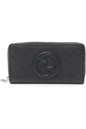 Gucci Pre-owned, Kobieta, Czarny, ONE SIZE, Skóra, Pre-owned skórzane portfele