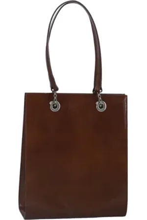 Cartier Pre-owned, Kobieta, brązowy, ONE SIZE, Skóra, Pre-owned Skórzane torebki