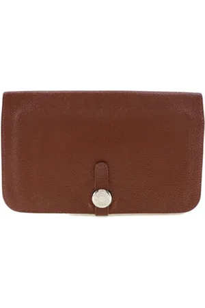 Hermès Pre-owned, Kobieta, Czerwony, ONE SIZE, Skóra, Pre-owned skórzane portfele