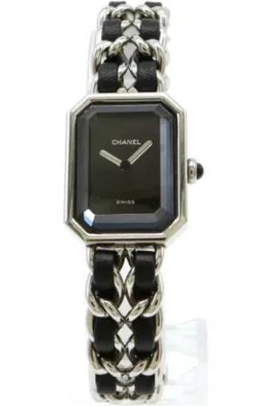 CHANEL Pre-owned, Kobieta, Czarny, ONE SIZE, Skóra, Pre-owned Leather watches