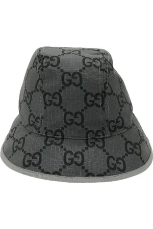 Gucci Pre-owned, Kobieta, Szary, ONE SIZE, Pre-owned Fabric hats