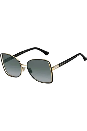 Jimmy Choo Akcesoria, Kobieta, Wielobarwność, ONE SIZE, Bicolor Metalowe Okulary przeciwsoneczne