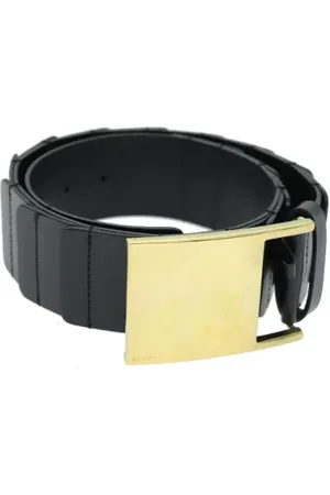 Gucci Pre-owned, Kobieta, Czarny, ONE SIZE, Skóra, Pre-owned Leather belts