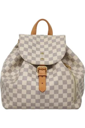 LOUIS VUITTON Pre-owned, Kobieta, Biały, ONE SIZE, Skóra, Pre-owned Canvas backpacks