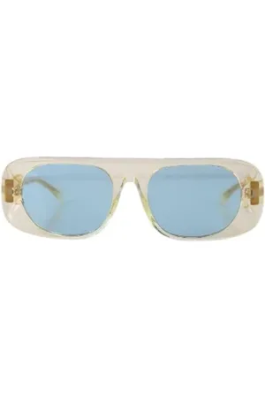 Burberry Pre-owned, Kobieta, Żółty, ONE SIZE, Pre-owned Plastic sunglasses