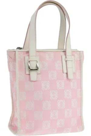 Loewe Pre-owned, Kobieta, Różowy, ONE SIZE, Pre-owned Canvas handbags