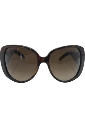 Gucci Pre-owned, Kobieta, brązowy, ONE SIZE, Pre-owned Plastic sunglasses