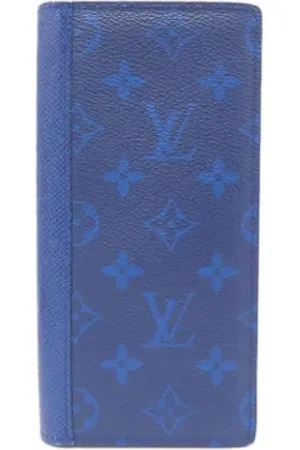 LOUIS VUITTON Pre-owned, Mężczyzna, Niebieski, ONE SIZE, Pre-owned portfele płócienne