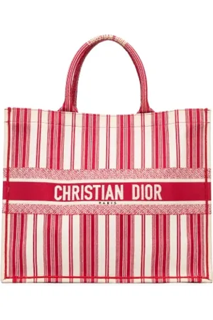 Dior Pre-owned, Kobieta, Czerwony, ONE SIZE, Pre-owned Canvas totes