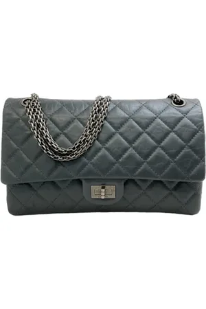 CHANEL Pre-owned, Kobieta, Szary, ONE SIZE, Skóra, Pre-owned Skórzane torebki
