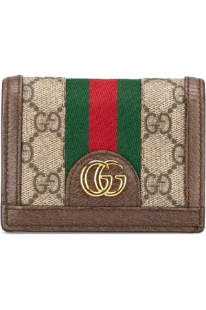 Gucci Pre-owned, Kobieta, Beżowy, ONE SIZE, Skóra, Pre-owned skórzane portfele