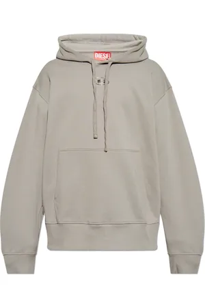Diesel Bluzy, Mężczyzna, Szary, S, Bawełna, Bluza z kapturem S-Macs-Hood-Od