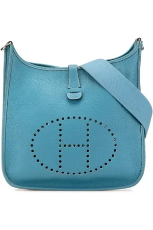 Hermès Pre-owned, Kobieta, Niebieski, ONE SIZE, Skóra, Pre-owned Leather crossbody-bags