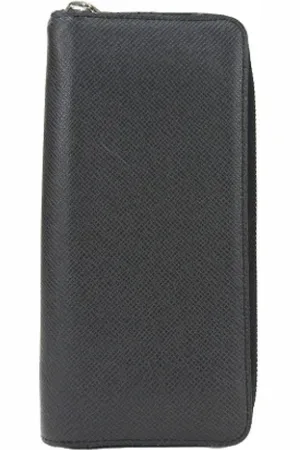 LOUIS VUITTON Pre-owned, Mężczyzna, Czarny, ONE SIZE, Skóra, Pre-owned skórzane portfele