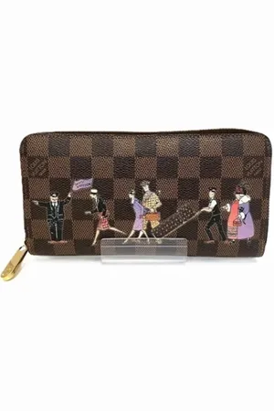 LOUIS VUITTON Pre-owned, Kobieta, brązowy, ONE SIZE, Pre-owned portfele płócienne