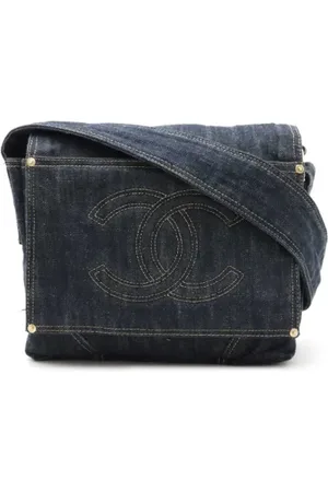 CHANEL Pre-owned, Kobieta, Niebieski, ONE SIZE, Denim, Pre-owned Denim chanel-bags