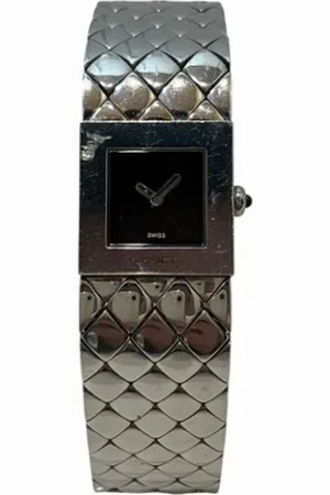 CHANEL Pre-owned, Kobieta, Czarny, ONE SIZE, Pre-owned Glass watches