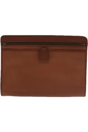 Burberry Pre-owned, Kobieta, brązowy, ONE SIZE, Skóra, Pre-owned Leather clutches