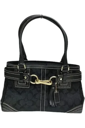 Coach Pre-owned, Kobieta, Czarny, ONE SIZE, Skóra, Pre-owned Canvas handbags
