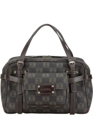 Loewe Pre-owned, Kobieta, brązowy, ONE SIZE, Skóra, Pre-owned Canvas handbags