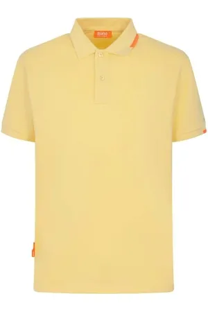 sunseeker Koszulki, Mężczyzna, Żółty, 3XL, Żółta Bawełniana Koszulka Polo z Logo
