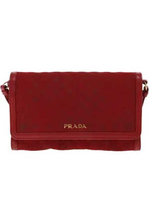 Prada Pre-owned, Kobieta, Czerwony, ONE SIZE, Pre-owned Fabric prada-bags