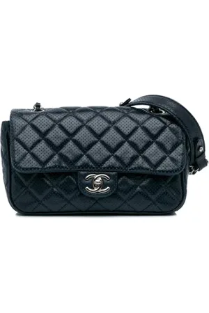 CHANEL Pre-owned, unisex, Niebieski, ONE SIZE, Skóra, Pre-owned Leather chanel-bags