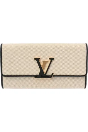 LOUIS VUITTON Pre-owned, Kobieta, Beżowy, ONE SIZE, Pre-owned portfele płócienne
