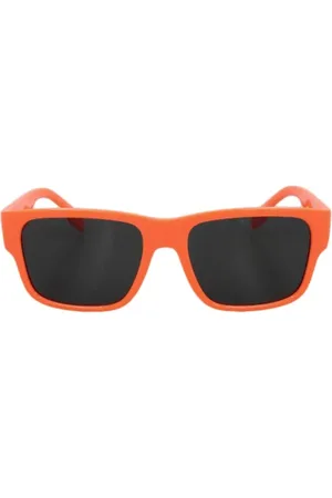 Burberry Pre-owned, Kobieta, Pomarańczowy, ONE SIZE, Pre-owned Plastic sunglasses