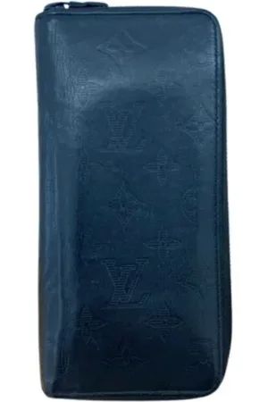 LOUIS VUITTON Pre-owned, Mężczyzna, Niebieski, ONE SIZE, Skóra, Pre-owned skórzane portfele