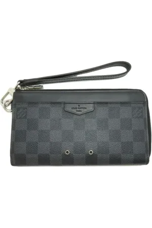 LOUIS VUITTON Pre-owned, Mężczyzna, Czarny, ONE SIZE, Pre-owned portfele płócienne