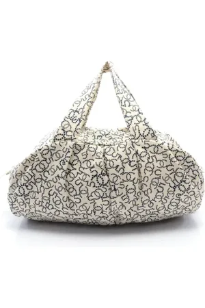 CHANEL Pre-owned, Kobieta, Biały, ONE SIZE, Pre-owned Canvas handbags