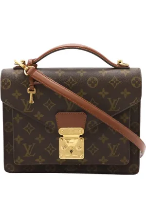 LOUIS VUITTON Pre-owned, Mężczyzna, brązowy, ONE SIZE, Pre-owned Canvas handbags