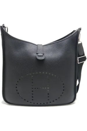 Hermès Pre-owned, Kobieta, Czarny, ONE SIZE, Skóra, Pre-owned skórzane torby na ramię