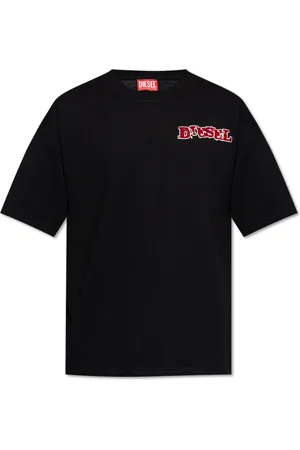 Diesel Koszulki, Mężczyzna, Czarny, XL, Bawełna, T-shirt T-Boxt-R20