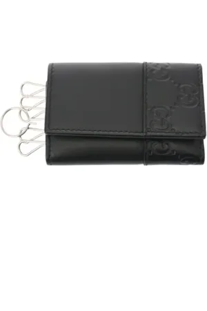 Gucci Pre-owned, Mężczyzna, Czarny, ONE SIZE, Skóra, Pre-owned Leather key-holders