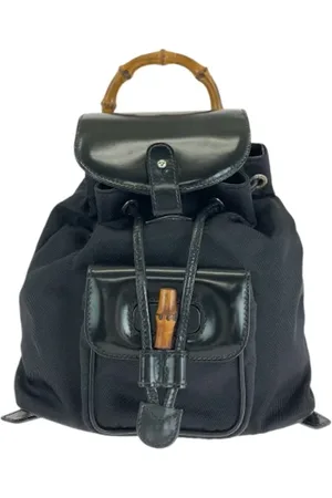 Gucci Pre-owned, Kobieta, Czarny, ONE SIZE, Skóra, Pre-owned Leather backpacks