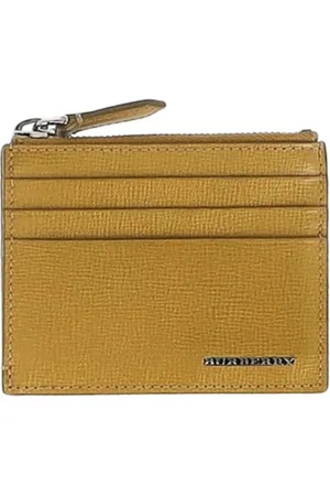 Burberry Pre-owned, Kobieta, Żółty, ONE SIZE, Skóra, Pre-owned skórzane portfele