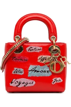Dior Pre-owned, Kobieta, Czerwony, ONE SIZE, Skóra, Pre-owned Leather dior-bags