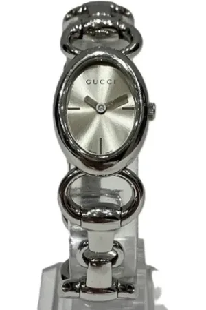Gucci Pre-owned, Kobieta, Szary, ONE SIZE, Pre-owned Glass watches