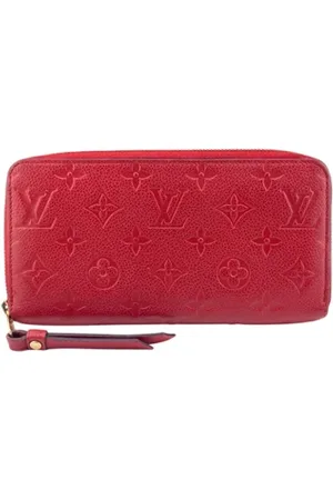 LOUIS VUITTON Pre-owned, Kobieta, Czerwony, ONE SIZE, Skóra, Pre-owned skórzane portfele