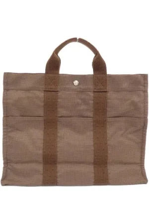 Hermès Pre-owned, Kobieta, brązowy, ONE SIZE, Pre-owned Canvas handbags