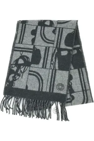 Hermès Pre-owned, Kobieta, Szary, ONE SIZE, Kaszmir, Pre-owned Cashmere scarves
