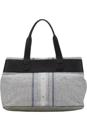 Loewe Pre-owned, Kobieta, Szary, ONE SIZE, Pre-owned Canvas handbags