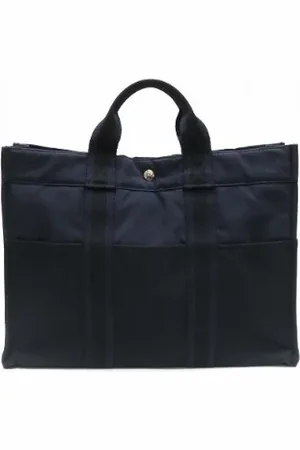 Hermès Pre-owned, Kobieta, Czarny, ONE SIZE, Pre-owned Canvas handbags